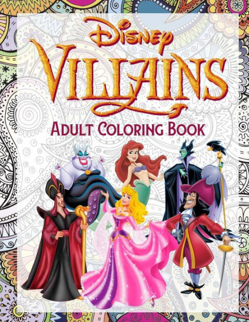 Download Disney Villains Coloring Book: Exclusive High Quality ...