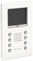 Alpha Communications 2-Wire Surf Col. Monitor-White