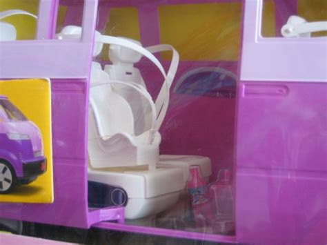 barbie volkswagen microbus vehicle van purple  working