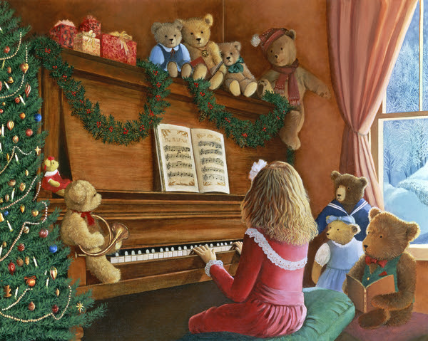 christmas concert statue