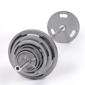 Troy 500 lb. Olympic Weight Set with VTX Grip Plates