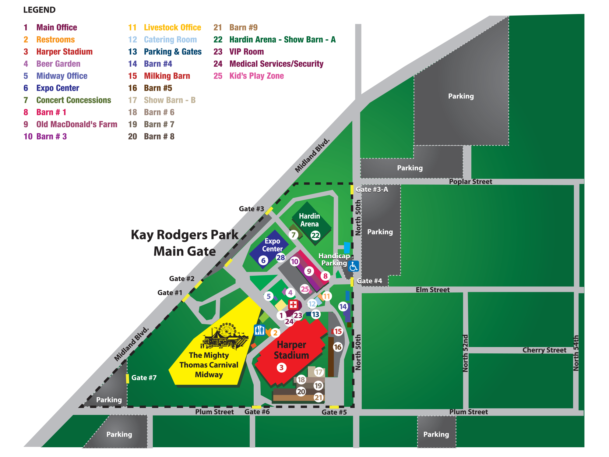 Oklahoma State Fairgrounds Map