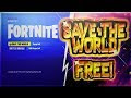 Is Fortnite Save The World Free For Xbox One