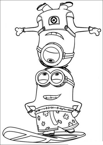 Kids N Fun 36 Kleurplaten Van Minions