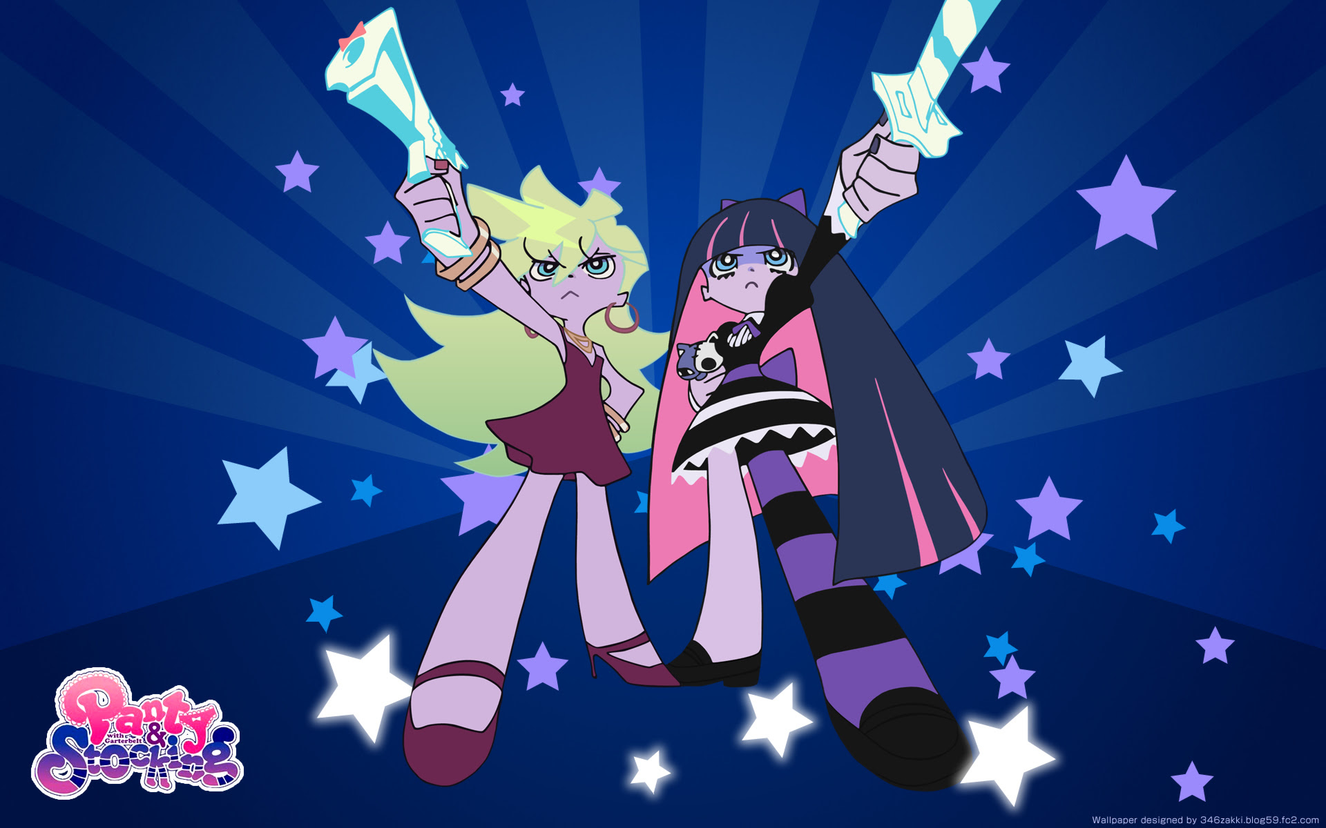 パンティ ストッキングwithガーターベルト 自作壁紙 １枚目 Panty Stocking With Garterbelt