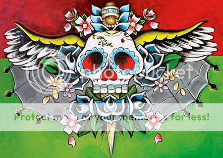 day of dead. mexican-day-of-dead-tattoos.