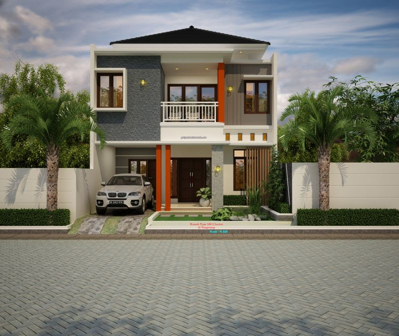 Gambar Rumah 2 Lantai Lebar 8 Meter 6 Kamar Tidur Jasa Gambar Rumah 2 Lantai Lebar 8 Meter 6 Kamar Tidur Jasa