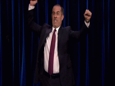 jerry seinfeld - stand up - dance GIF