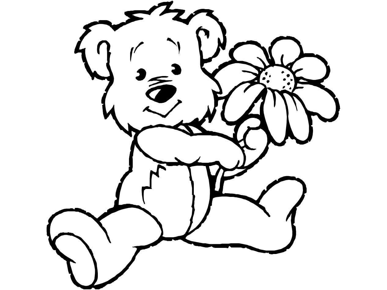 Free Line Drawing Teddy Bear Download Free Clip Art Free Clip