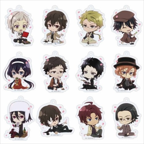 文豪ストレイドッグス ぷちちょこトレーディング アクリルキーホルダー 春 12個入り1box ホビーの総合通販サイトならホビーストック