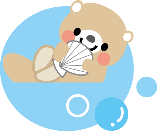 ラッコのイラスト 無料イラスト フリー素材