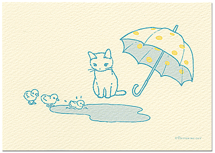 オリジナル猫文具 猫雑貨 猫グッズ ポタリングキャット ヘようこそ