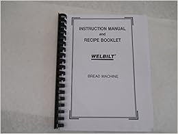 Welbilt Bread Machine Manual & Recipes (Model: ABM-100-1 ...