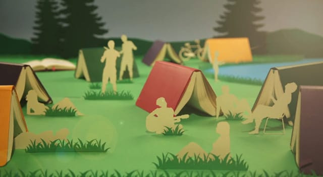 A New Stop Motion Short Made Completely with Moleskine Notebooks by Rogier Wieland stop motion paper books animation advertising 