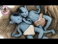 mini blue eyes bebe reborn boy doll 48cm Full Body Silicone Reborns cute dolls for children gift bonecas brinquedo menino angela