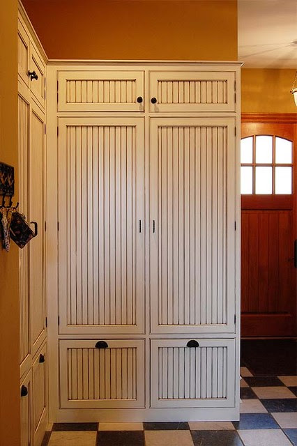 Wood Lockers with doors