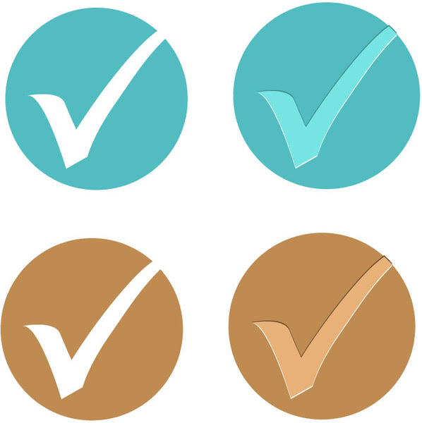Download Round tick icons Free vector in Adobe Illustrator ai ( .ai ...