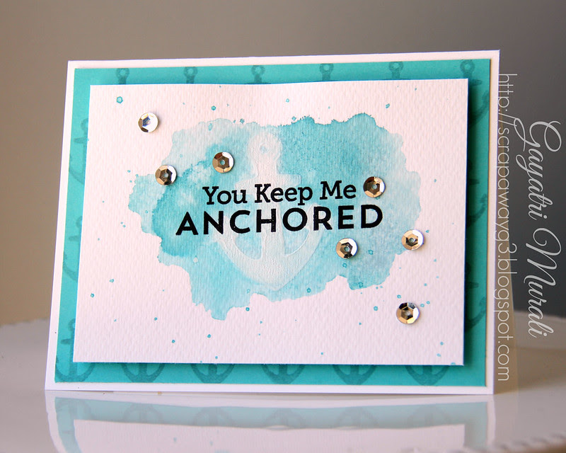 Anchored card