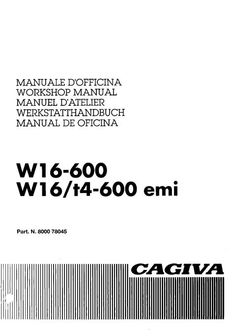 PDF Cagiva W16 600 Service Repair Workshop Manual