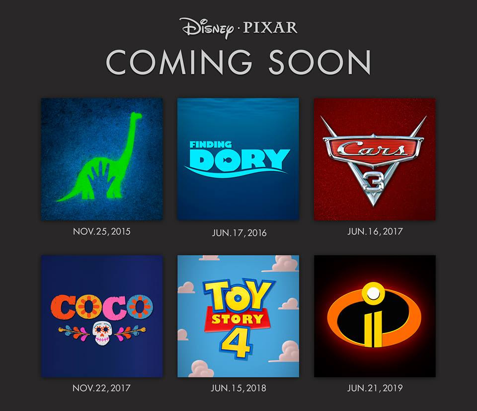 New Upcoming Pixar Movie Release Dates | Pixar | Know Your ...
