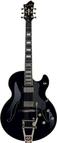 Hagstrom HJ-500 Tremar Electric Guitar Gloss - Black