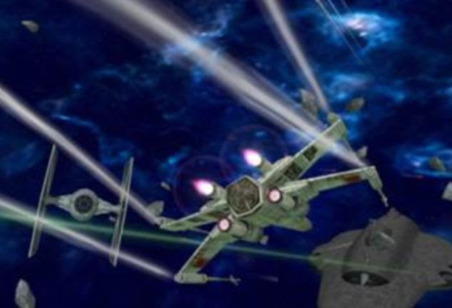 Dogfights: The shields are used by spaceships including X-Wings and TIE Fighters (pictured above). Physicists from the Unviersity of Leicester speculated that a shell of superheated plasma could defend from laser fire