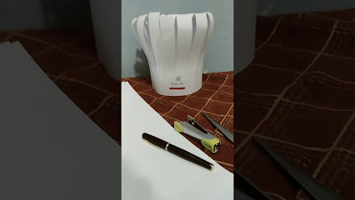 Cara Membuat Topi Koki Dari Karton