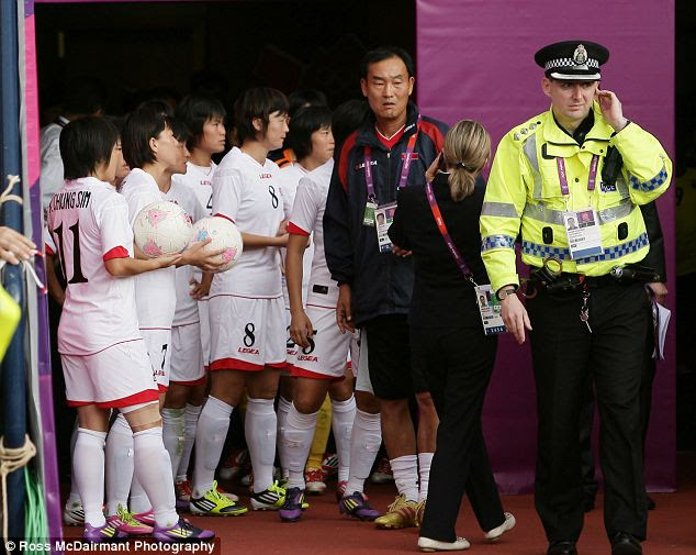 Not a good start: North Korea return to play after players walked off the pitch 
