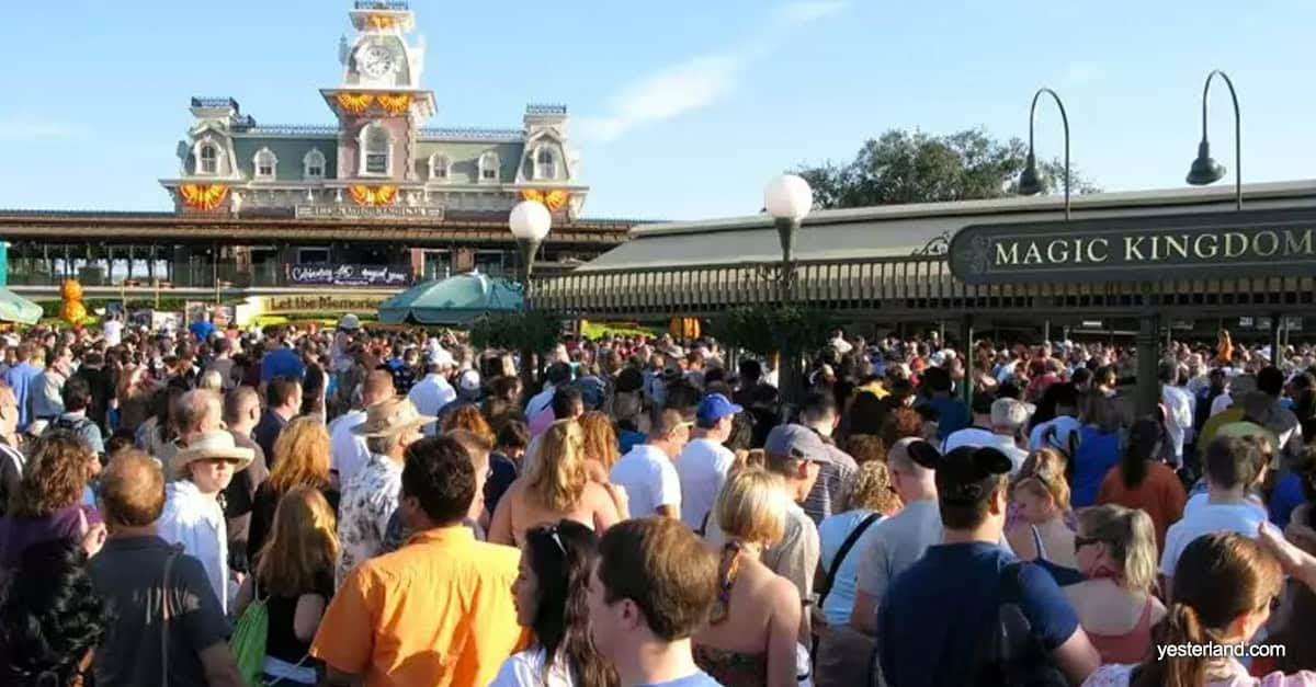Image result for crowds at magic kingdom