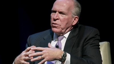 A diretora da CIA dos Estados Unidos, Brennan, participa de uma conferência sobre segurança nacional intitulada "O Ethos e a profissão de inteligência" em Washington