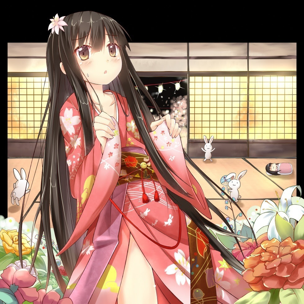 最も人気のある かわいい 着物 イラスト 女の子 100 ベストミキシング写真 イラストレーション
