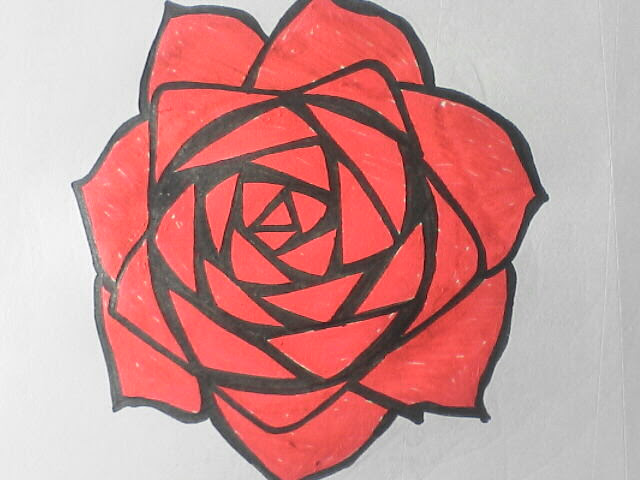 闇より深い月の中で 薔薇の描き方