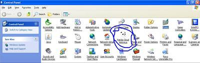 icon that does nothing but 'create a shortcut' or 'open' to nothing :-(