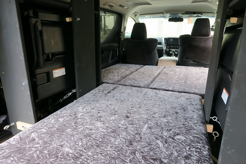 ヴェルファイア車中泊ベッドの自作 人生たまたま