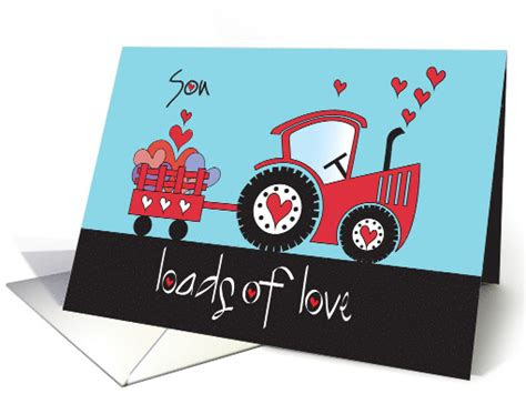  hand lettered valentine for son loads of love with red 1205456