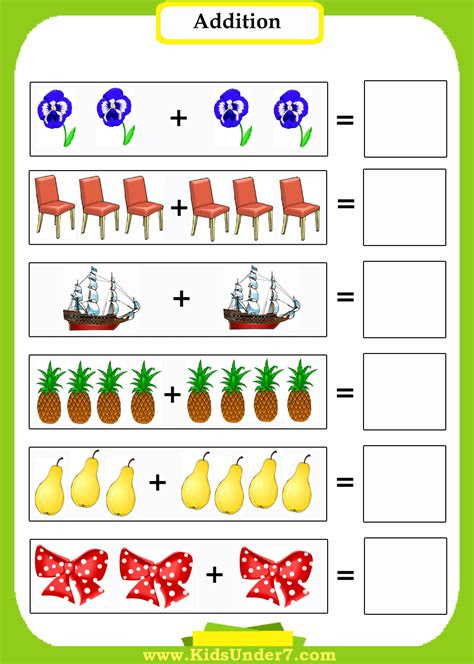  preschool math addition worksheets introduce preschoolers to math