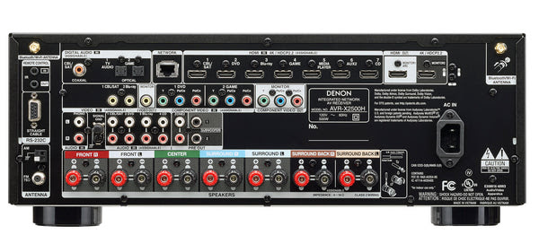 Denon AVR X 2500 H 7.2 Channel Dolby Atmos WIFI Bluetooth