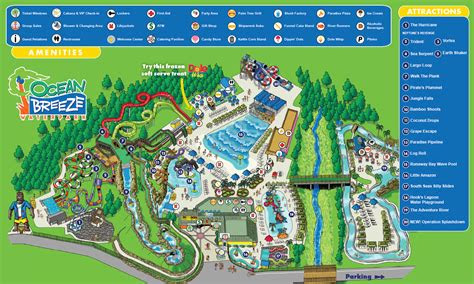 park map ocean breeze waterpark