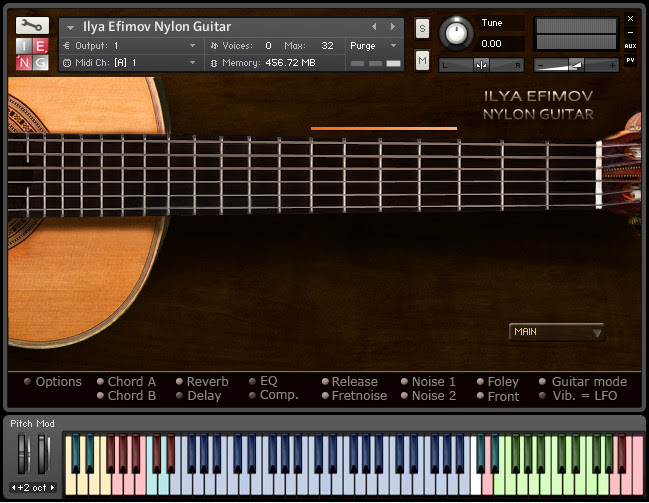 ilya efimov nylon guitar library for kontakt