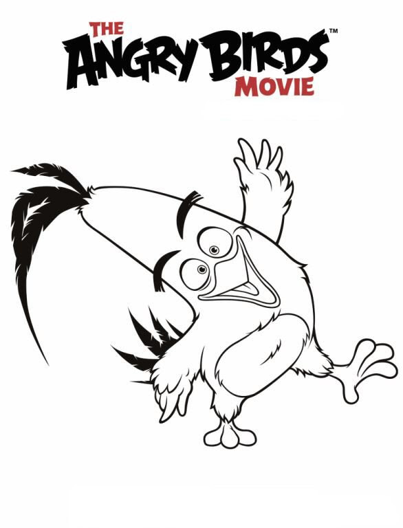 Kidsnfun.co.uk  6 coloring pages of Angry Birds Movie