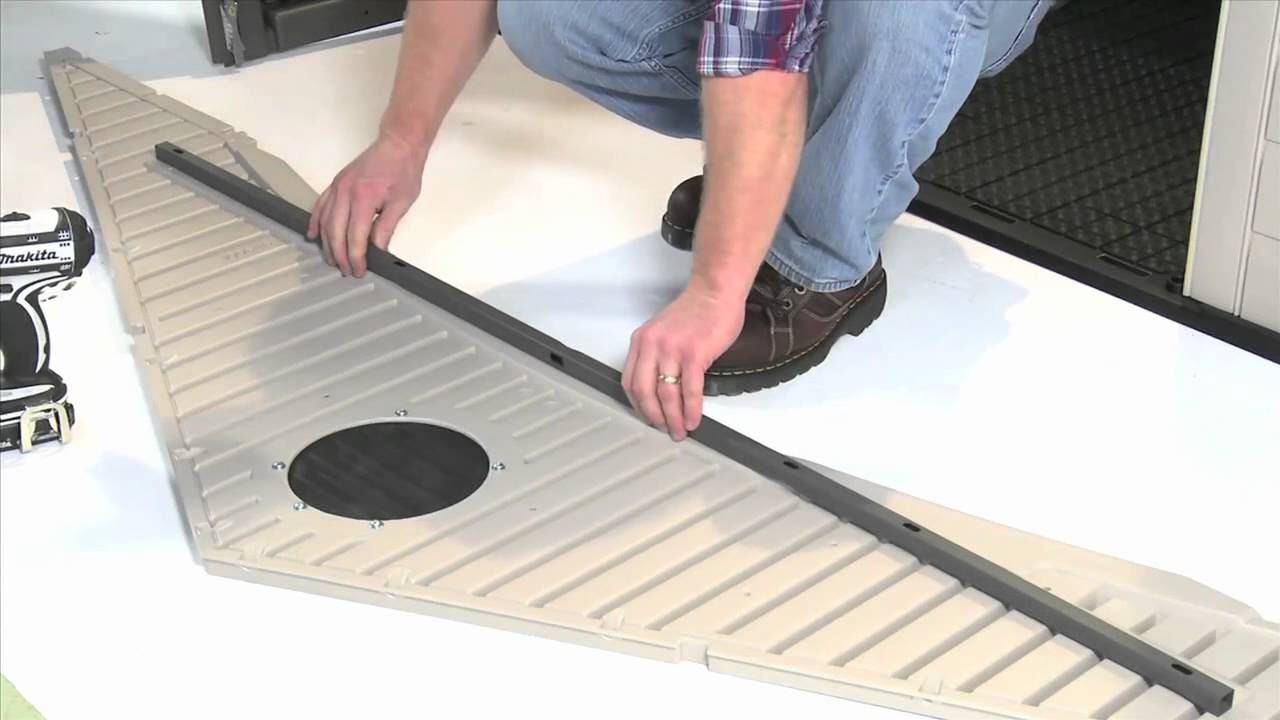 How To Assemble Your Lifetime Storage Shed - YouTube