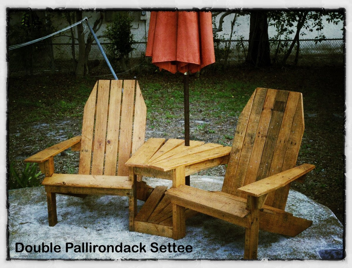 Ana White Double Pallirondack Settee - DIY Projects