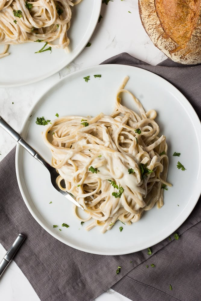 Instant Pot Vegan Alfredo Sauce - Nora Cooks