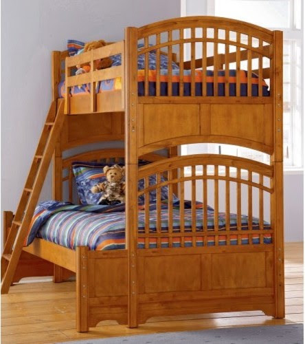 Build-A-Bear Bearrific Twin over Full Bunk Bed traditional kids beds