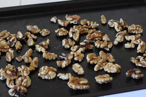 Toast the walnuts