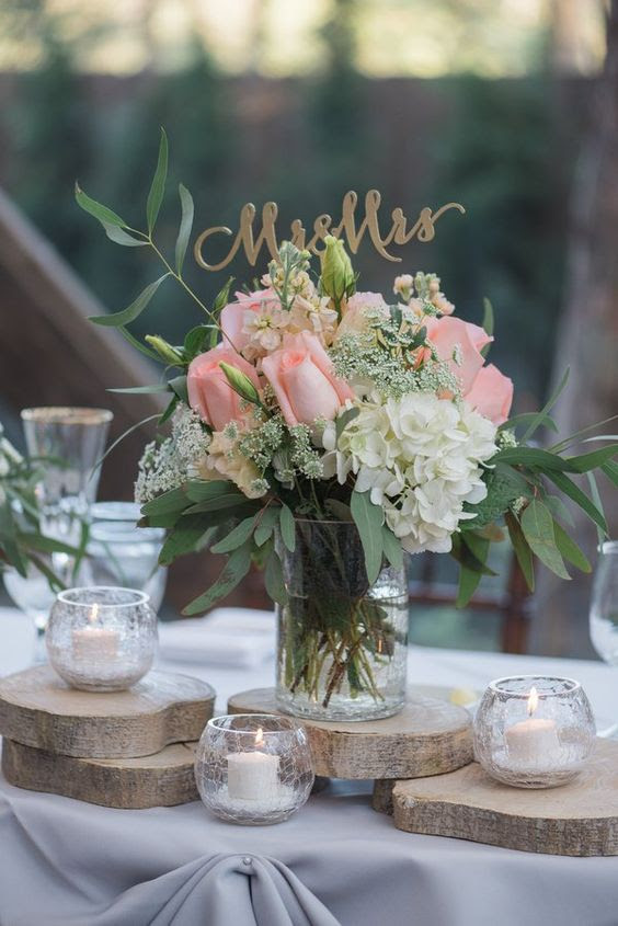 100 Country Rustic Wedding Centerpiece Ideas – Page 18 of 20 – Hi Miss Puff