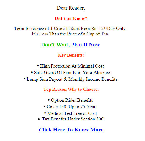 QuickBima - Term Plan