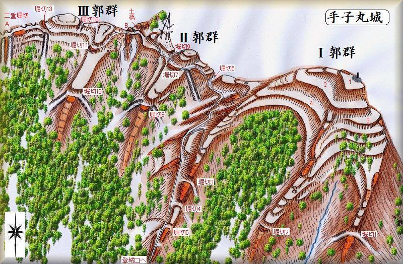 手子丸城 大戸城 羽田城 大柏木城 内出城 山の固屋城 余湖