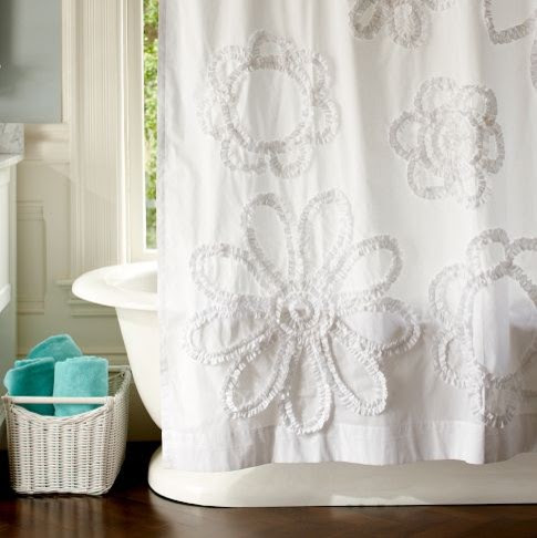 Ruffled Shower Curtain Products on Houzz