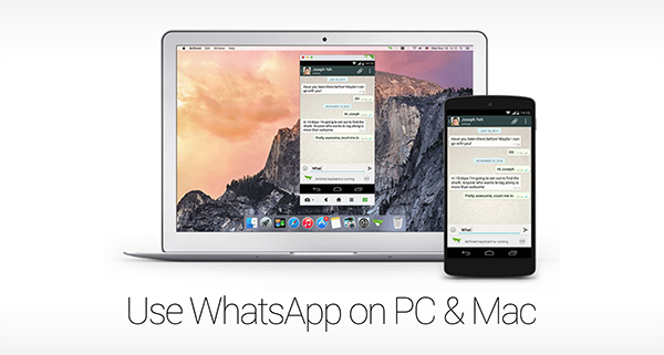 WhatsApp on PC Mac main